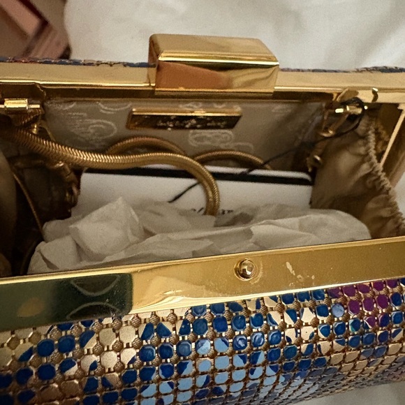 Whiting & Davis: Colorful Mosaic Clutch (Shoulder Strap Inside Too) - Picture 4 of 6